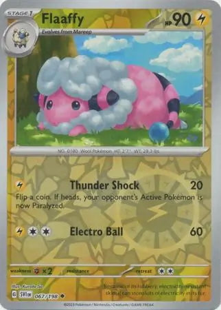 Scarlet & Violet Flaaffy #67/198 reverse holo